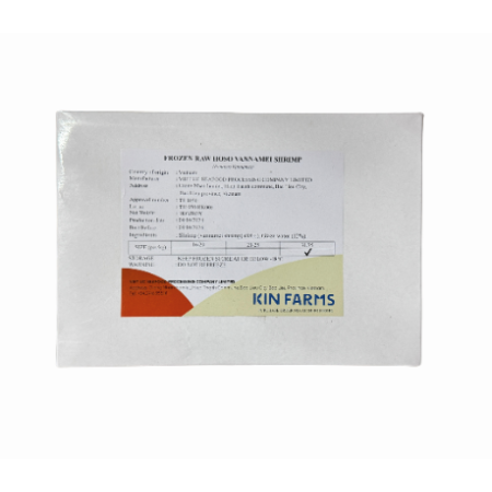 Frozen Superior Vannamei Shrimp - Raw PDTO HOSO (31-35PC) 急凍生南美原隻白蝦 31-35隻 KIN FARMS
