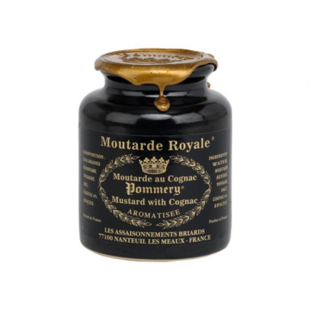 Pommery Cognac Mustard   法式芥末黑瓷裝  Briards