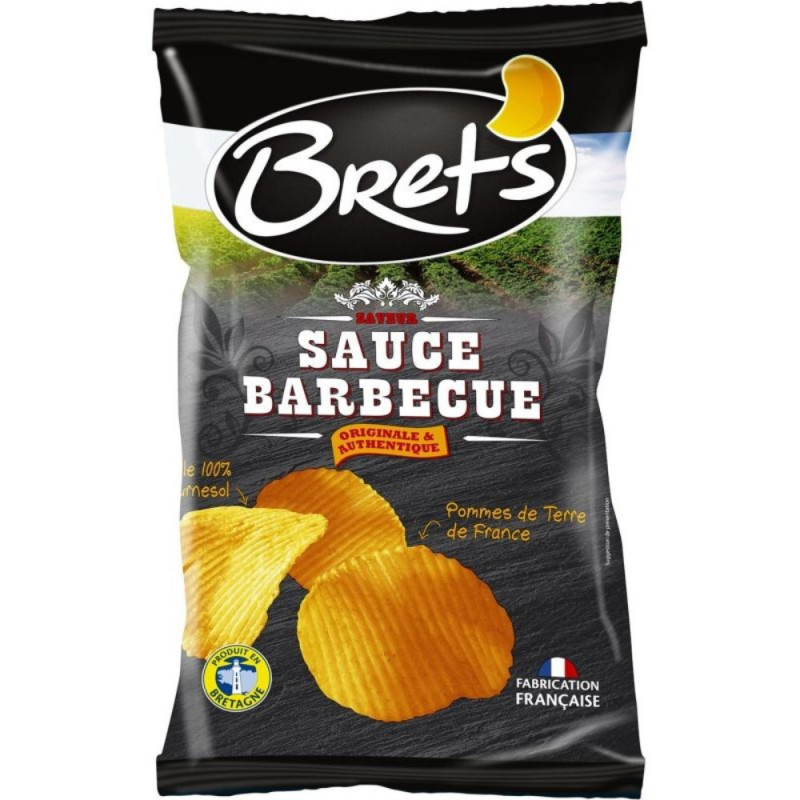 Bret'S French No Msg Bbq Flavour Chips 百薯無味精燒烤味薯片
