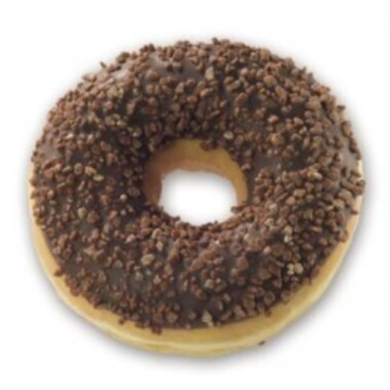 Frozen Donut Ring Topping Glazed Chocolate    朱古力醬面冬甩圈  Delifrance