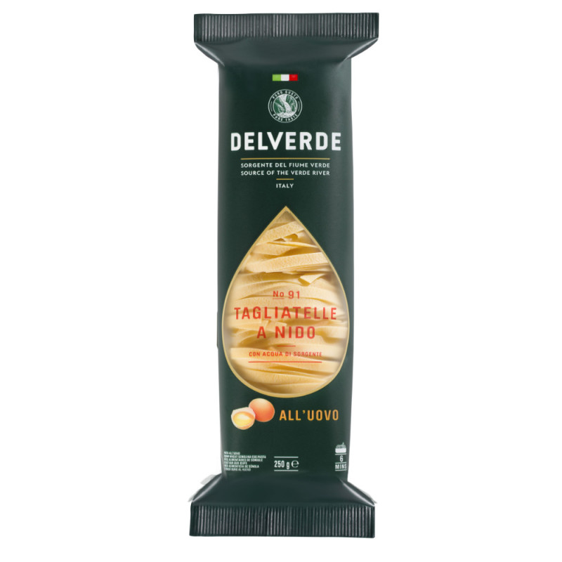 Tagliatelle Egg Nido No.91   鳥巢寬扁粗蛋麵  Delverde
