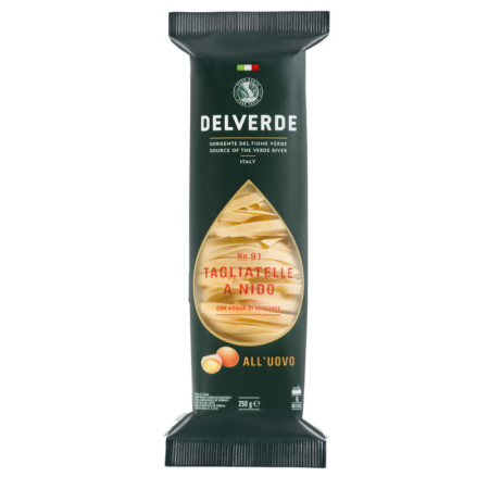 Tagliatelle Egg Nido No.91   鳥巢寬扁粗蛋麵  Delverde