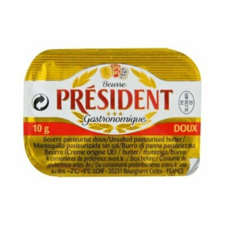Chilled Unsalted Portion Butter 法國總統牌淡牛油粒  President