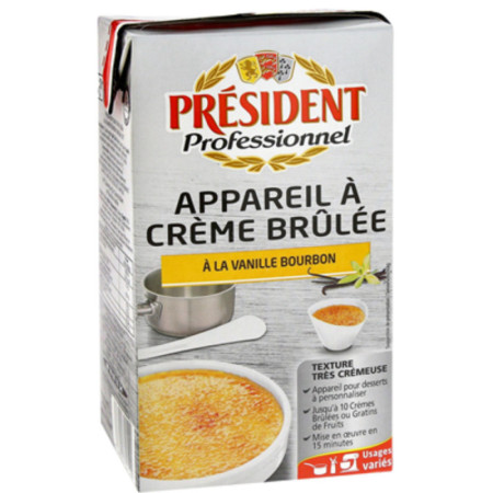 Chilled Creme Brulee Bourbon  焦糖布丁  President