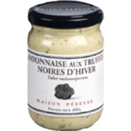 Black Truffle Mayonnaise   Pebeyre  Mayonnaise Aux Truffes Noires  10% De Truffes    Pebeyre