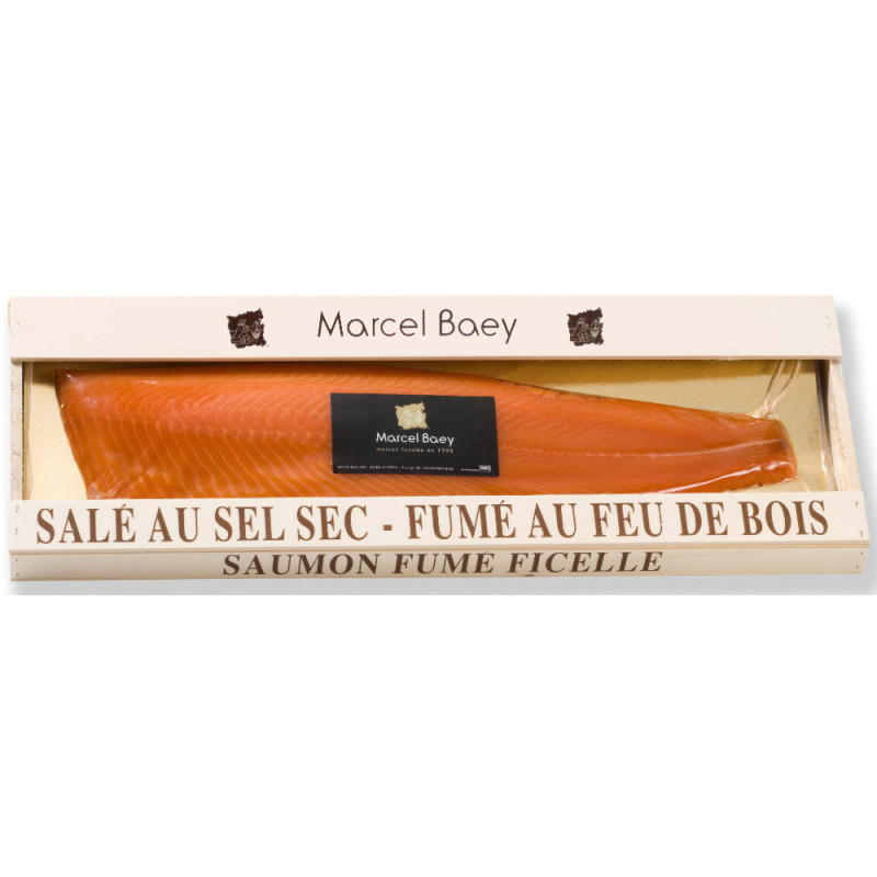 Smoked Salmon "Ficelle" whole wooden box 法國木盒裝煙燻三文魚