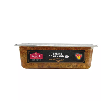 Chilled Rougie Duck Terrine With Sunkissed Vegetables 法國蕃茄蔬菜鴨肉醬 Rougie