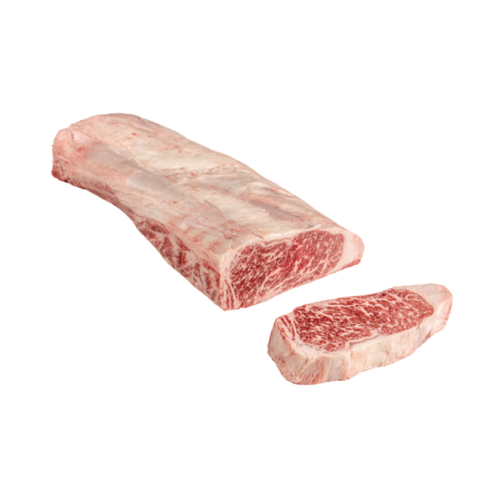 Chilled Bms 9+ Aus Wagyu Beef Striploin  澳洲昆士蘭頂級和牛外脊 (西冷)  Stockyard