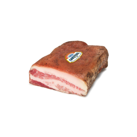 Chilled Guanciale With Black Pepper Vacuume Golfera
