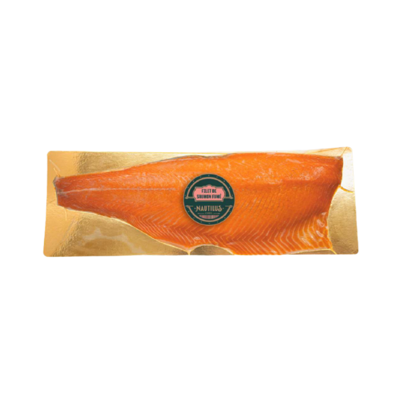Chilled Sliced Smoked Salmon Filet 切片煙熏三文魚片 Saumextra