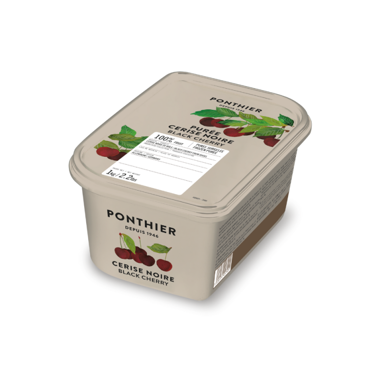 Frozen Black Cherry Puree 100%   ????????  Ponthier