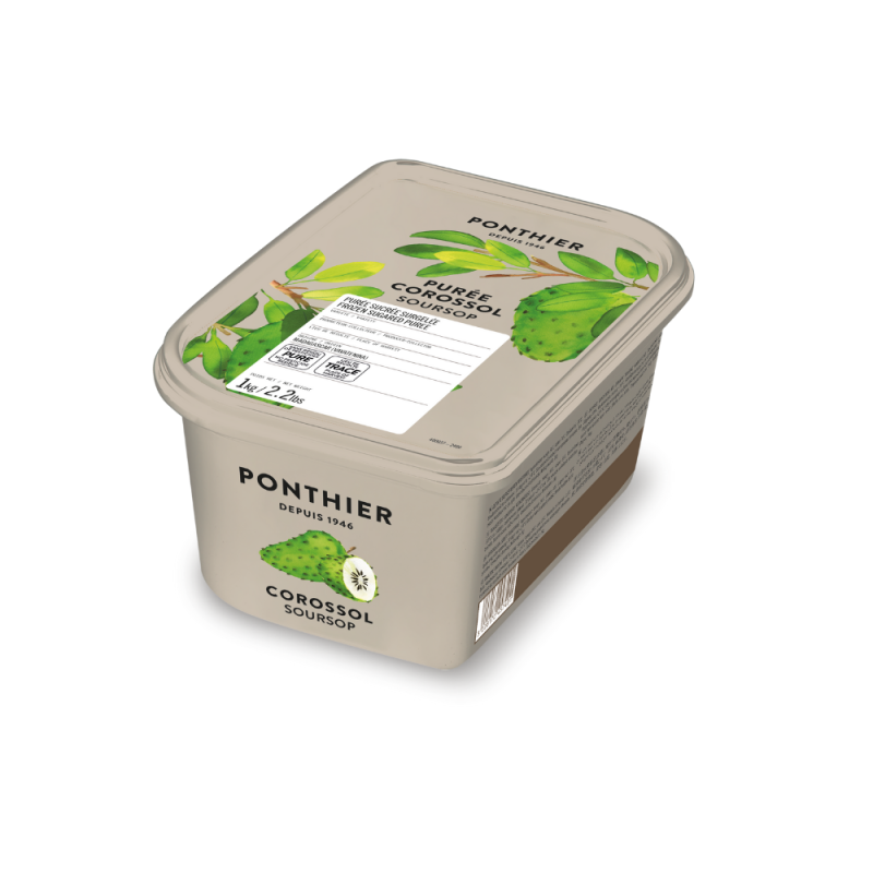 Frozen Soursop Puree 10% Sugar   急凍刺果番荔枝果茸  Ponthier