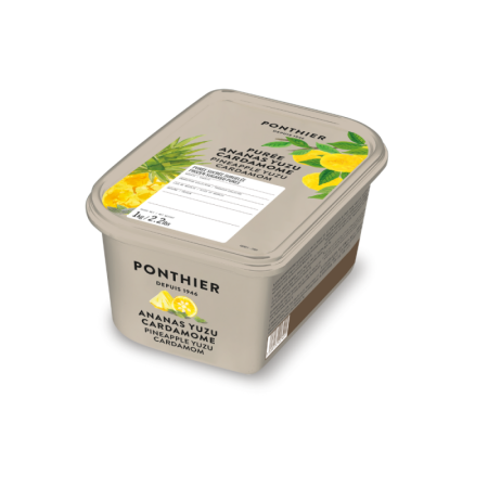 Frozen Pineapple Yuzu Cardamon Puree   急凍菠蘿柚子小豆蔻果茸  Ponthier