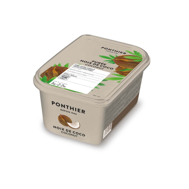 Frozen Coconut Puree 10% Sugar   急凍椰子果茸  Ponthier