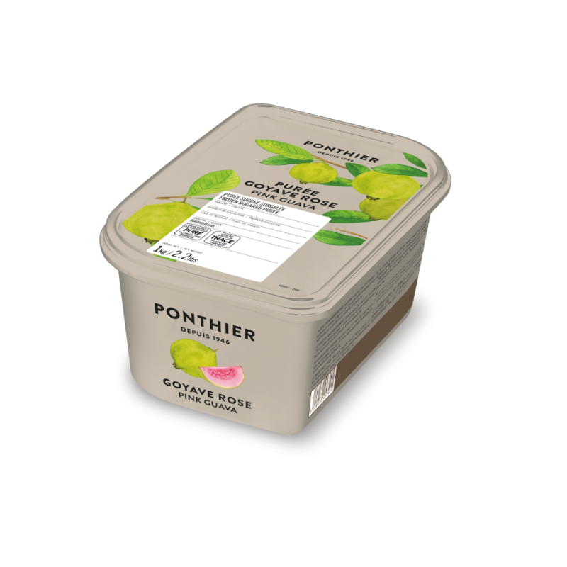Frozen Guava Puree 10% Sugar   ??????  Ponthier