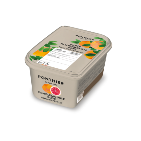 Frozen Pink Grapefruit Puree 100%   急凍粉紅西柚果茸  Ponthier