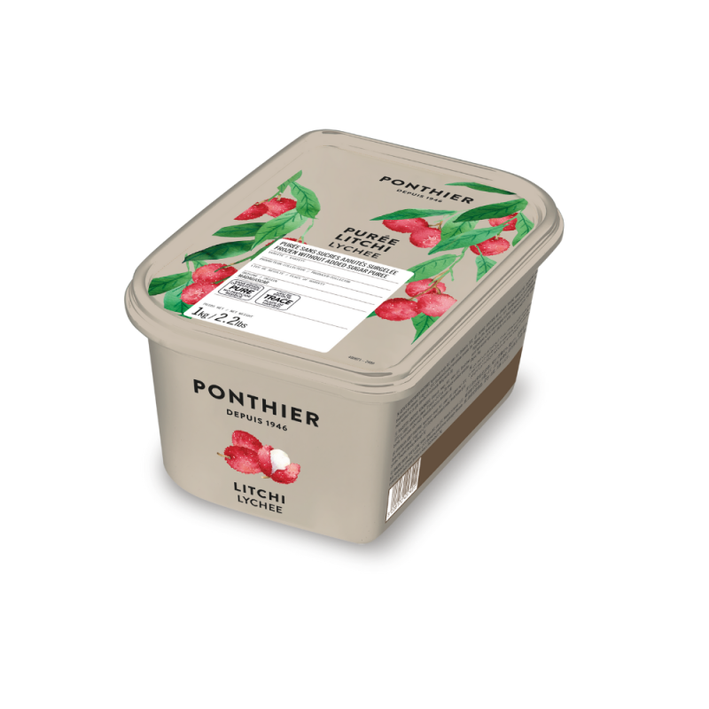 Frozen Lychee Puree From Madagascar 100%   ???????????  Ponthier