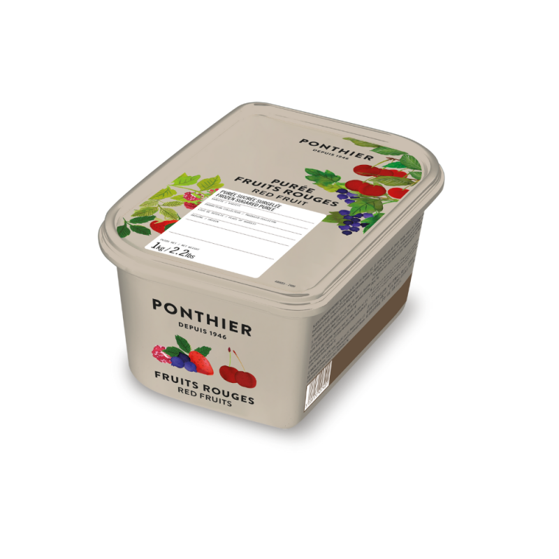 Frozen Red Fruits Puree 10% Sugar   ??????  Ponthier