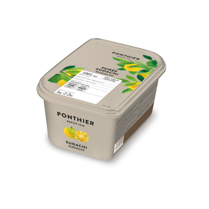 Frozen Sudachi Puree 100%   ??????(??????)  Ponthier