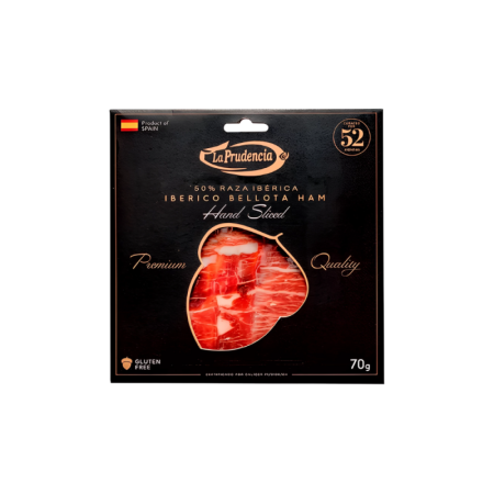 Chilled  Iberico Bellota Ham Hand Sliced (Min 52M)   西班牙手切橡果黑毛豬後腿(52個月風乾期)  La Prudencia
