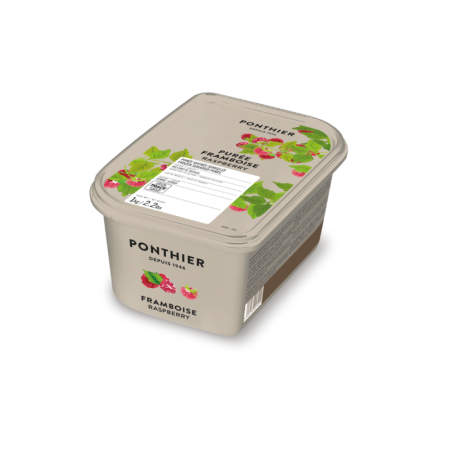 Frozen Raspberry Puree 10% Sugar   急凍法國紅桑子果茸  Ponthier