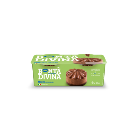 Frozen Bonta Divina Chocolate Mousse Bi Pack 朱古力慕斯 (2杯裝) Bonta Divina