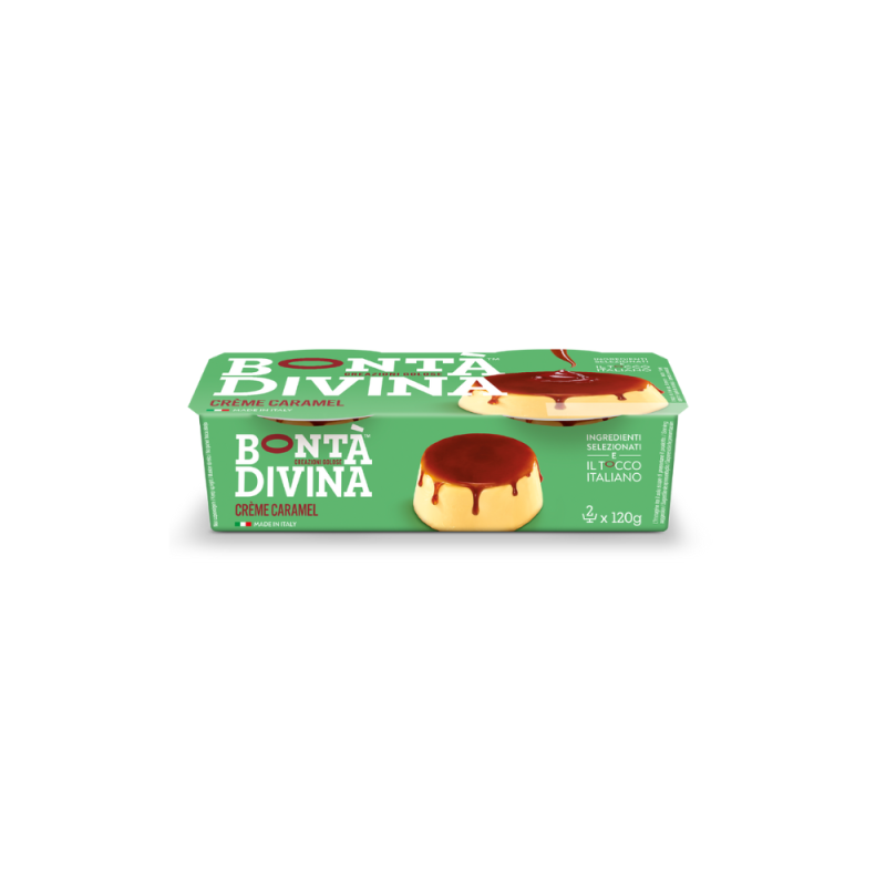 Frozen Bonta Divina Creme Caramel Bi Pack 焦糖燉蛋布丁 (2杯裝) Bonta Divina