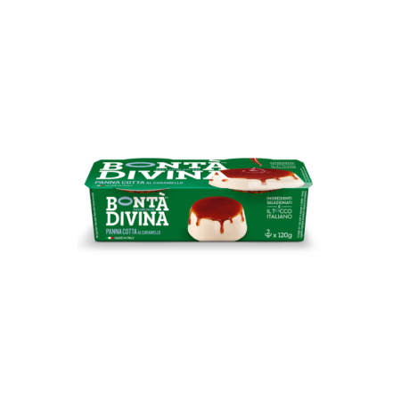 Frozen Bonta Divina Panna Cotta Caramel Bi Pack 焦糖意式奶凍 (2杯裝) Bonta Divina