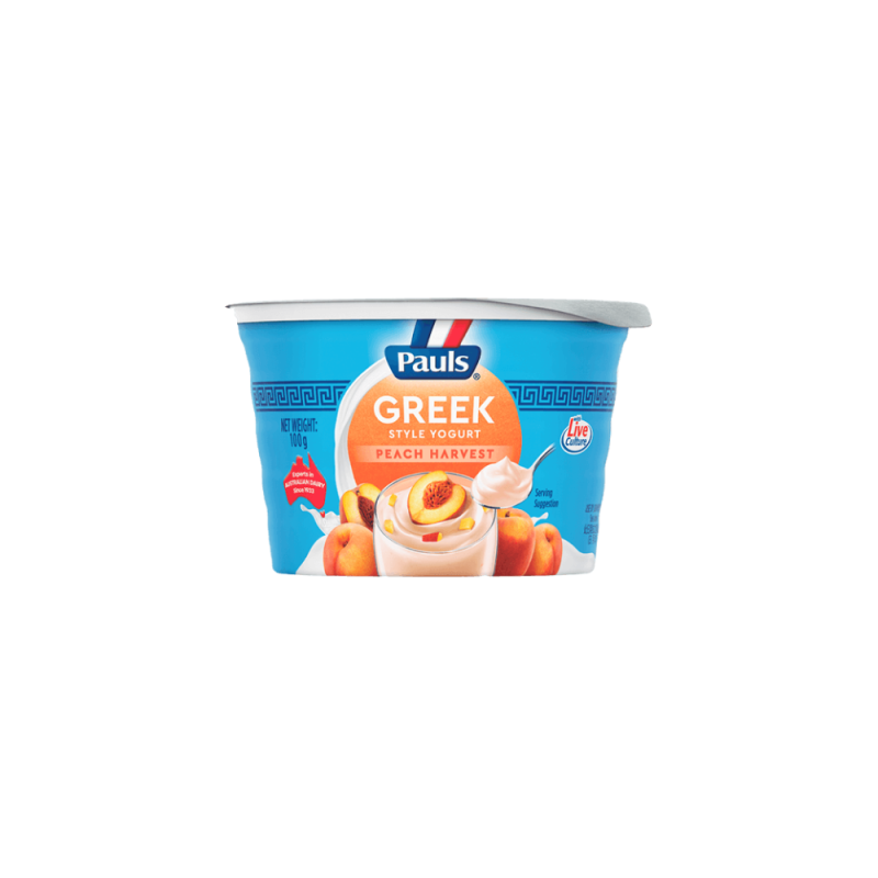 Chilled Paul's Greek Style Yogurt Peach Harvest 希臘式蜜桃乳酪 Pauls