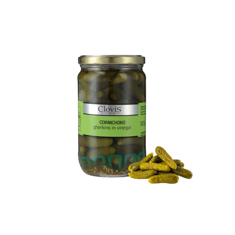Cornichons In Vinegar (Gherkins) In Glass  法國酸小黃瓜  Clovis