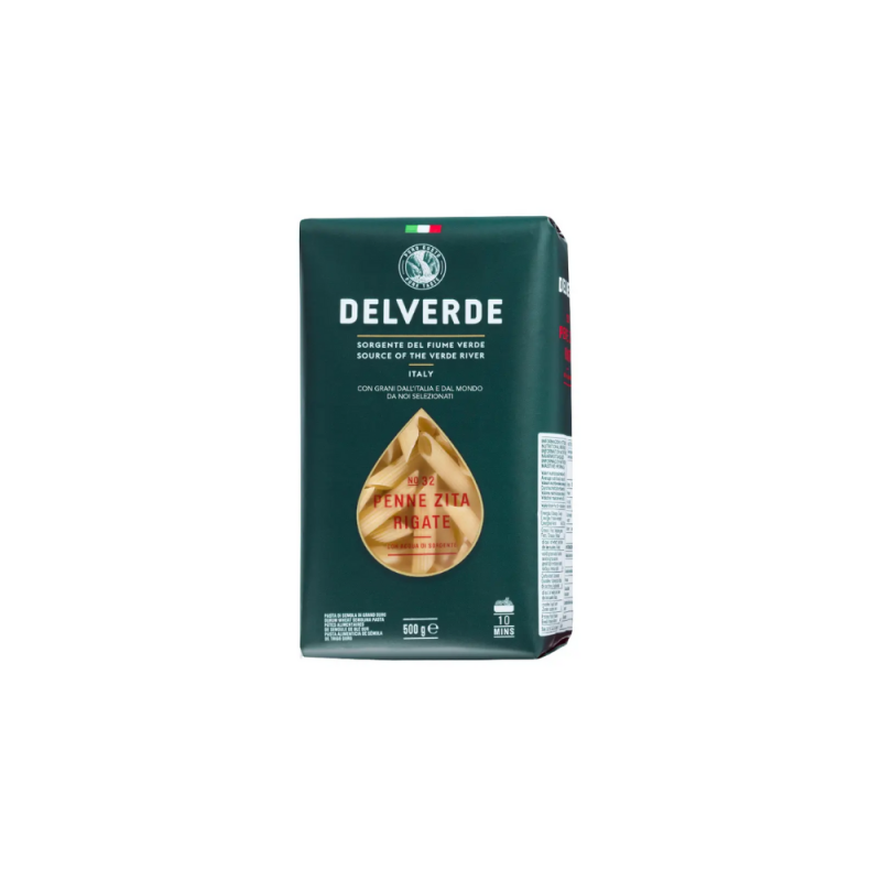 Penne Rigate   中型坑紋尖通粉  Delverde