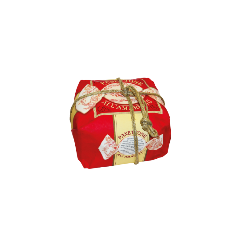 Panettone Amaretto Handly Wrapped 意大利水果忌廉蛋糕(白) Chiostro Dissarono