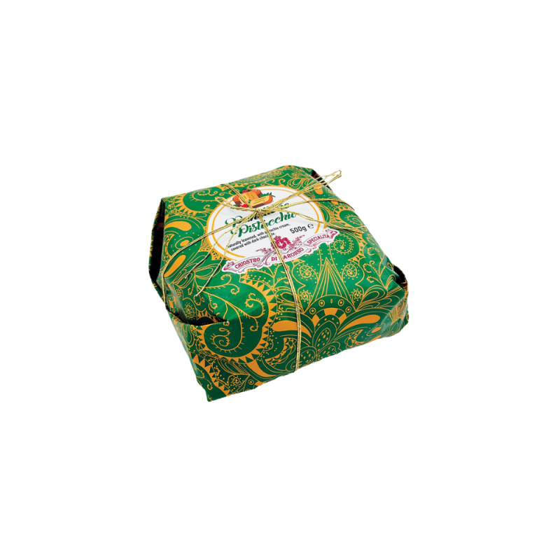 Panettone Pistachio Sinfonia Hand Wrapped Chiostro Dissarono